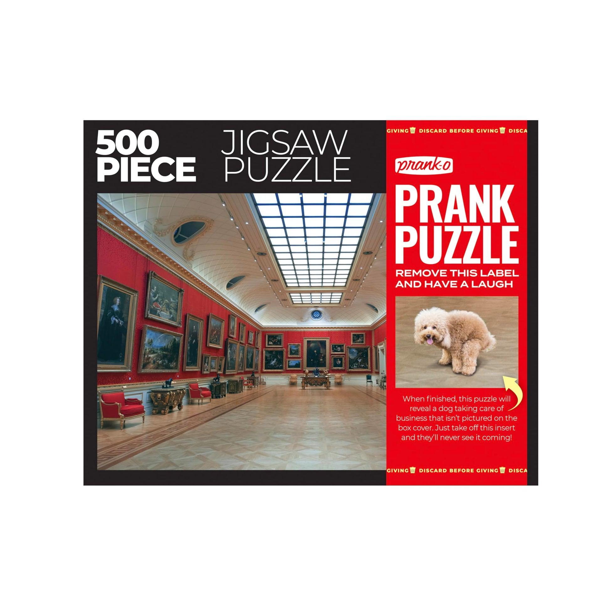 Prank-O 500-Piece Puzzle, Hilarious Comedy Puzzle, Funny Gag Gift, Family Game Night Humor by Prank-O, Gag Gift Jigsaw Puzzle (Museum)