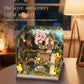 Splashora DIY Miniature Dollhouse Kit, Forest Fairyland with Cherry Blossom Tree, Tiny House Building Kit for Adults DIY Crafts Birthday for Family