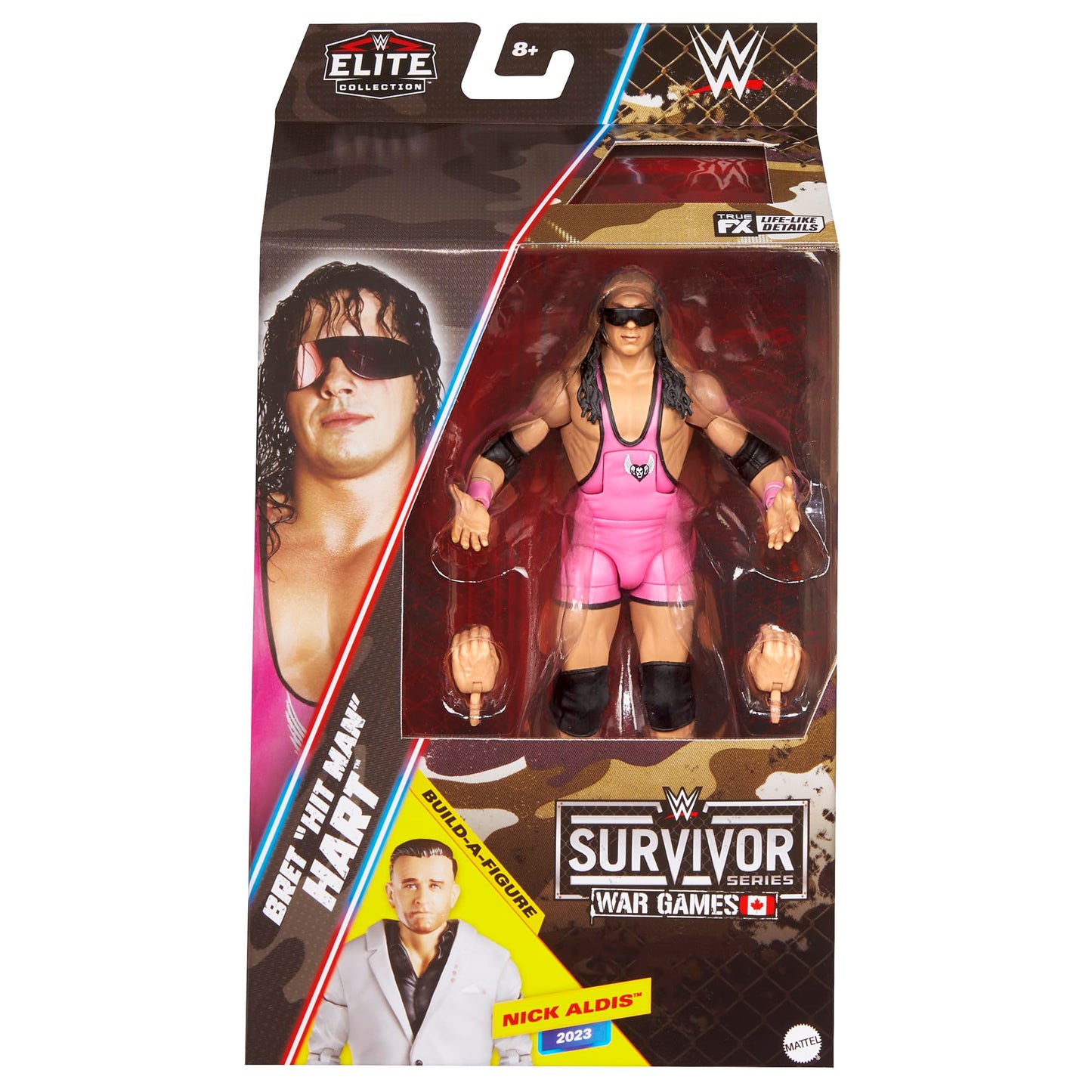 WWE Bret Hart Elite Survivor Series 2025 Toy Wrestling Action Figure