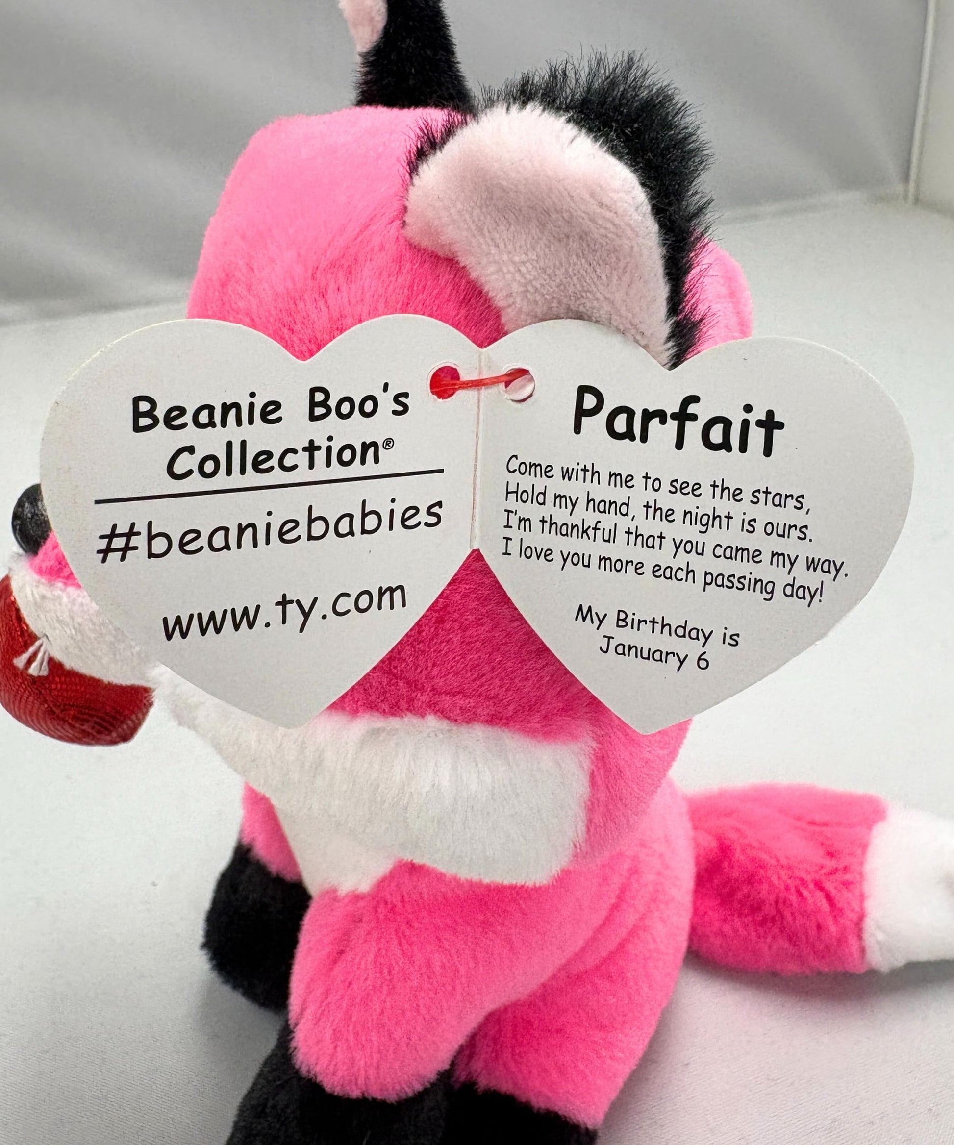 Parfait - Pink Fox - Beanie Boos