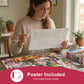 MasterPieces 500 Piece Jigsaw Puzzle for Adults, Family, Or Youth - Maker's Nook - Fashion Dreams - 21"x15"