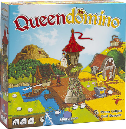 Blue Orange Games Queendomino Board Game - Family or Adult Strategy Board Game for 2 to 4 Players. Recommended for Ages 8 & Up