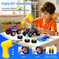 Sisxmif Take Apart Monster Truck Toys for Boys Age 4-7, Educational STEM Building Toys with Electric Drill & Storage Box, Monster Trucks Gifts for 3-5