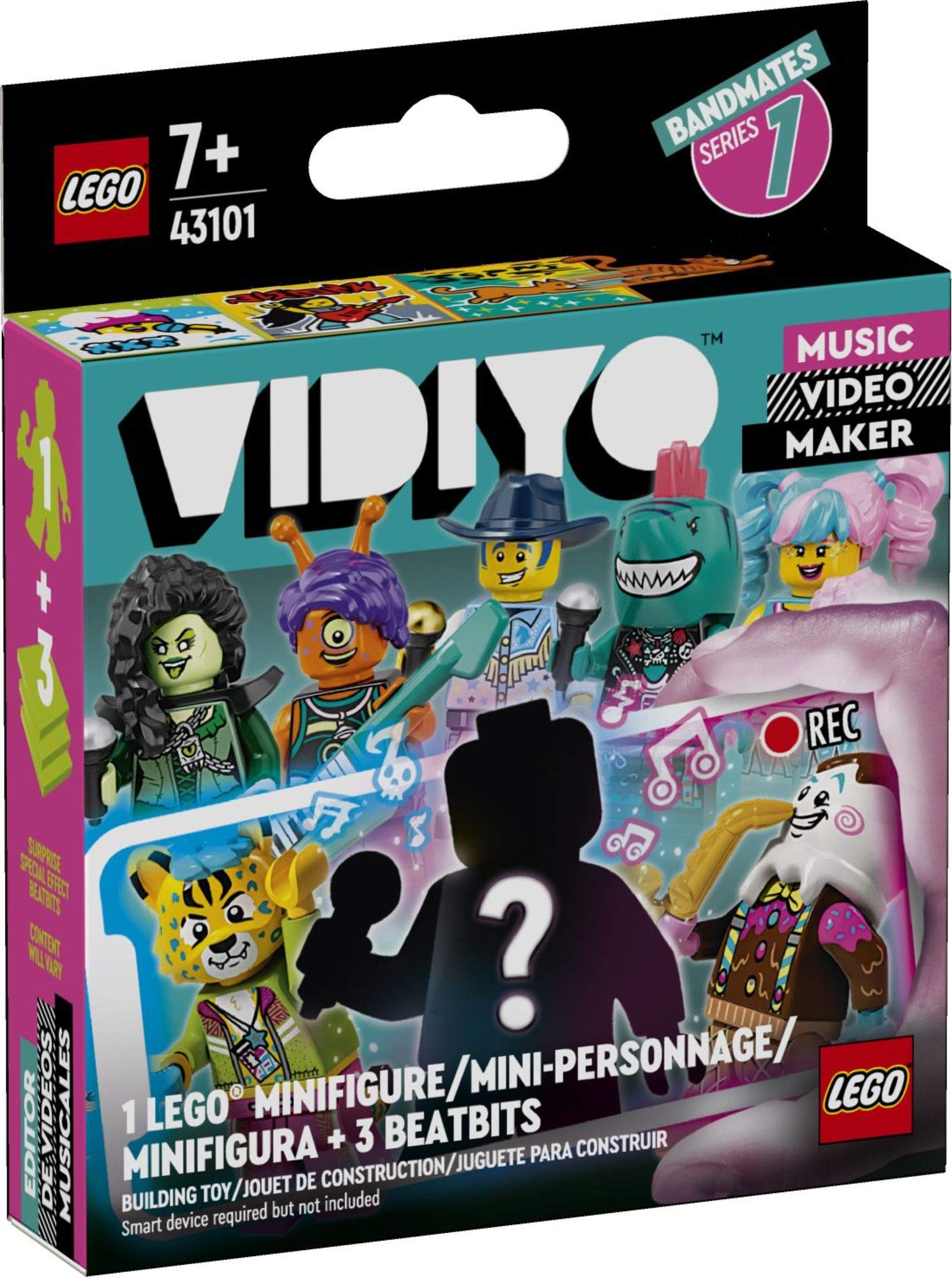 LEGO VIDIYO Bandmates 43101 Building Kit; Creative Boys and Girls Will Love Directing, Producing and Starring in Exciting Music Videos; A Fun Range of