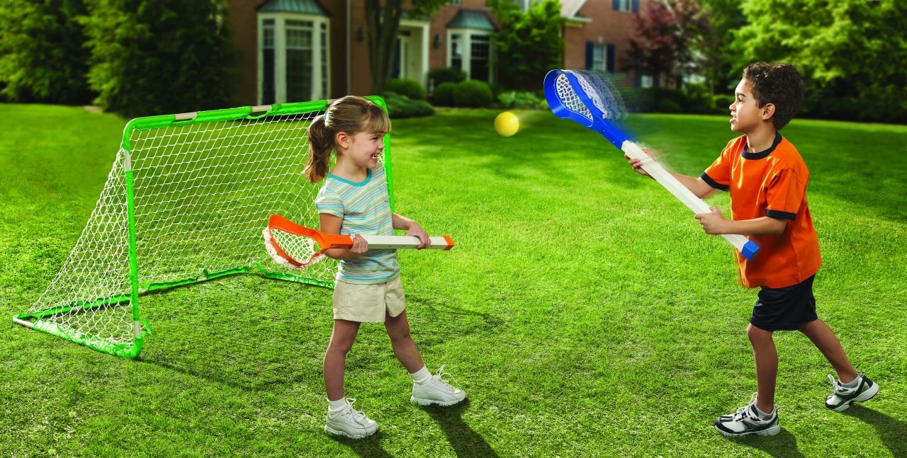 Little Tikes Easy Score Soccer, Hockey, Lacrosse Set with Net