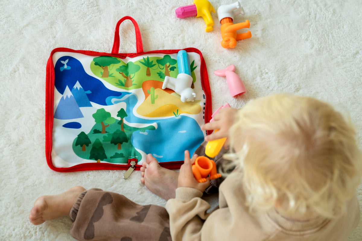 SmartMax My First Animals Around The World Magnetic STEM Building Set for Toddlers Ages 1-5