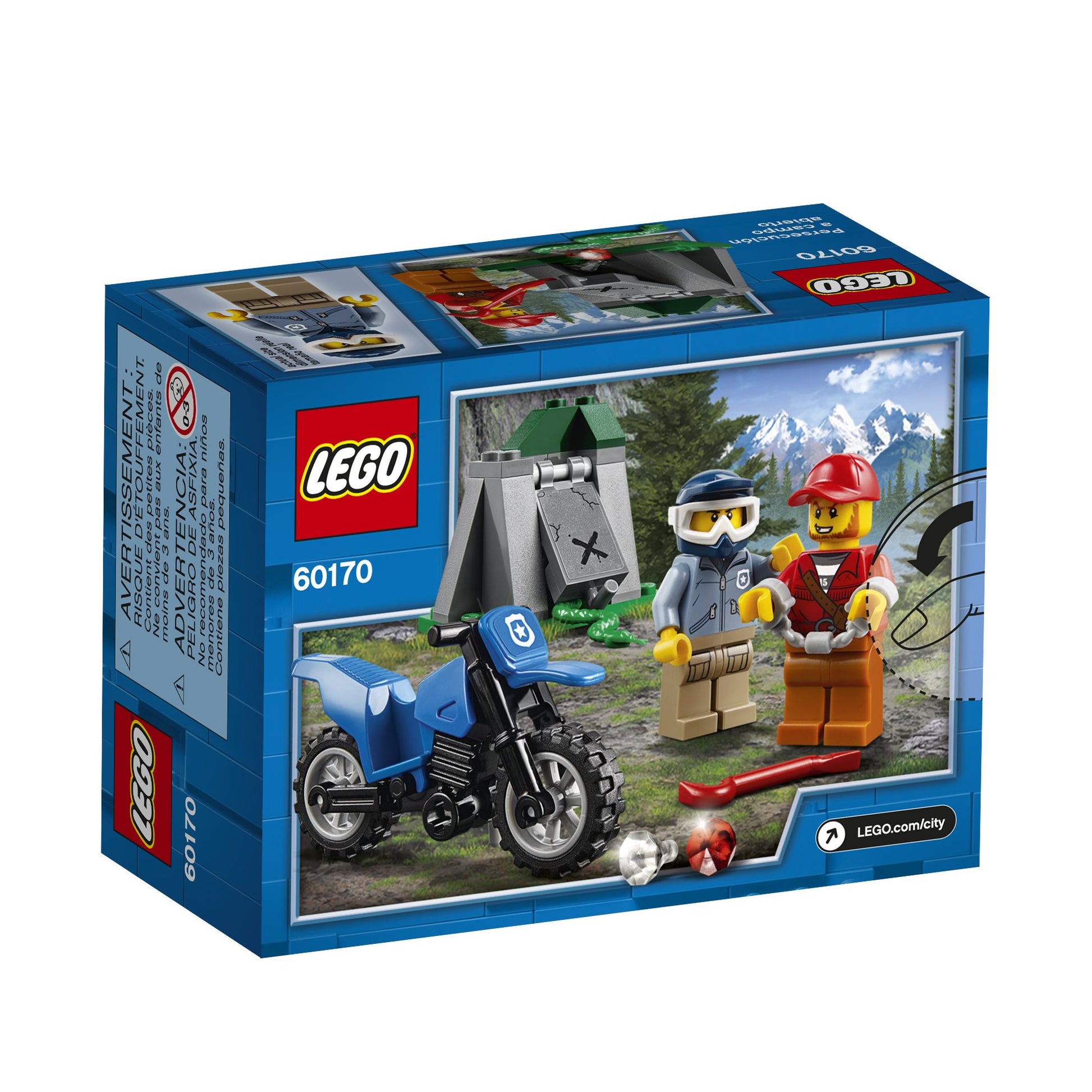 LEGO City Off-Road Chase 60170 Building Kit (37 Piece)