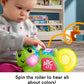 Fisher-Price Baby Learning Toy Link Squad Crawl ‘n Colors Chameleon with Music & Lights for Ages 9+ Months, Compatible Only with Link Squad Items