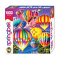 Springbok Magical Flight 1000 Piece Puzzle for Adults - Brilliant Hot Air Baloons