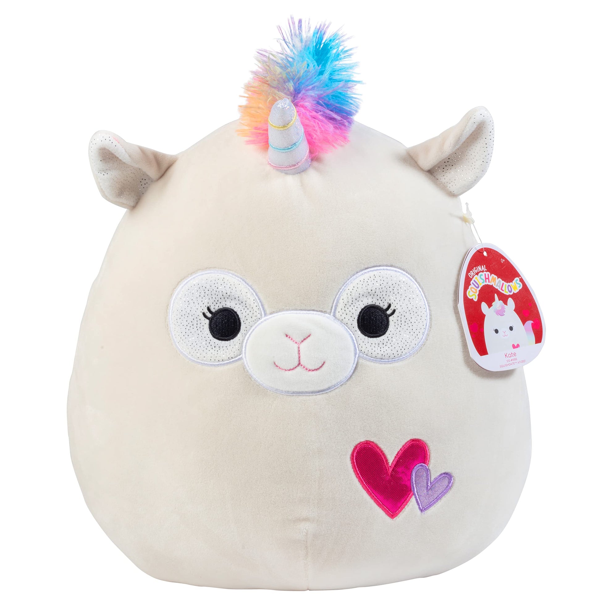 Squishmallows Original 12-Inch Kate The Rainbow Llamacorn - Official Jazwares Plush - Collectible Soft Squishy Stuffed Animal Toy - Add to Your Squad