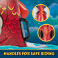 Giant Dragon Pool Float- 2 Person Inflatable Rider Over 7 FT Long