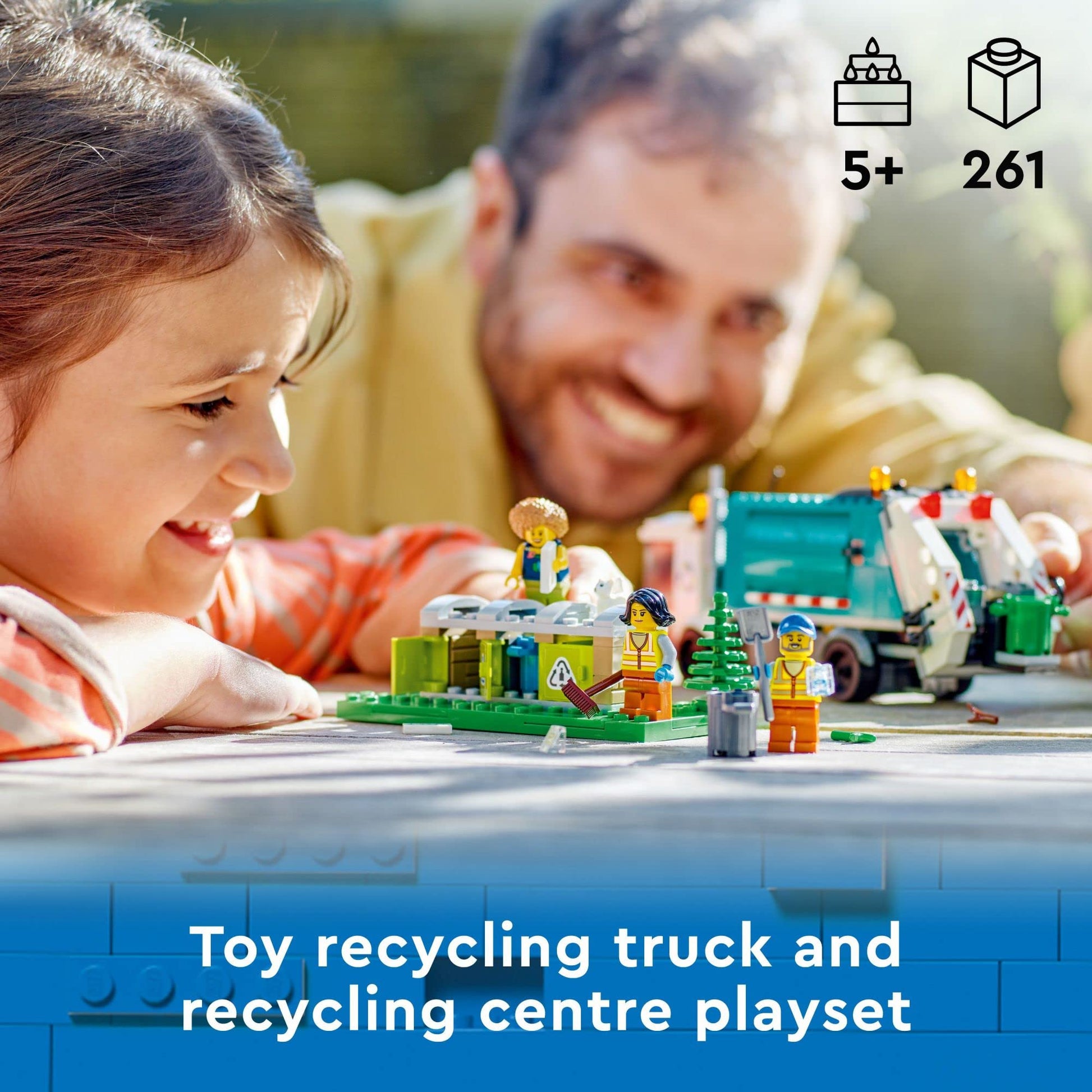 LEGO City Great Vehicles Recycling Car Building Kit with Toy Car, Educational Toys for Kids, Teach You Recycling by Play, Gift for Boys and Girls from
