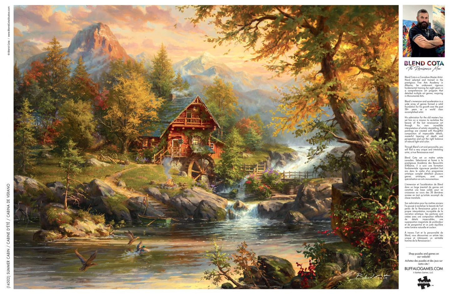 Buffalo Games - Summer Cabin - 1000 Piece Jigsaw Puzzle for Adults