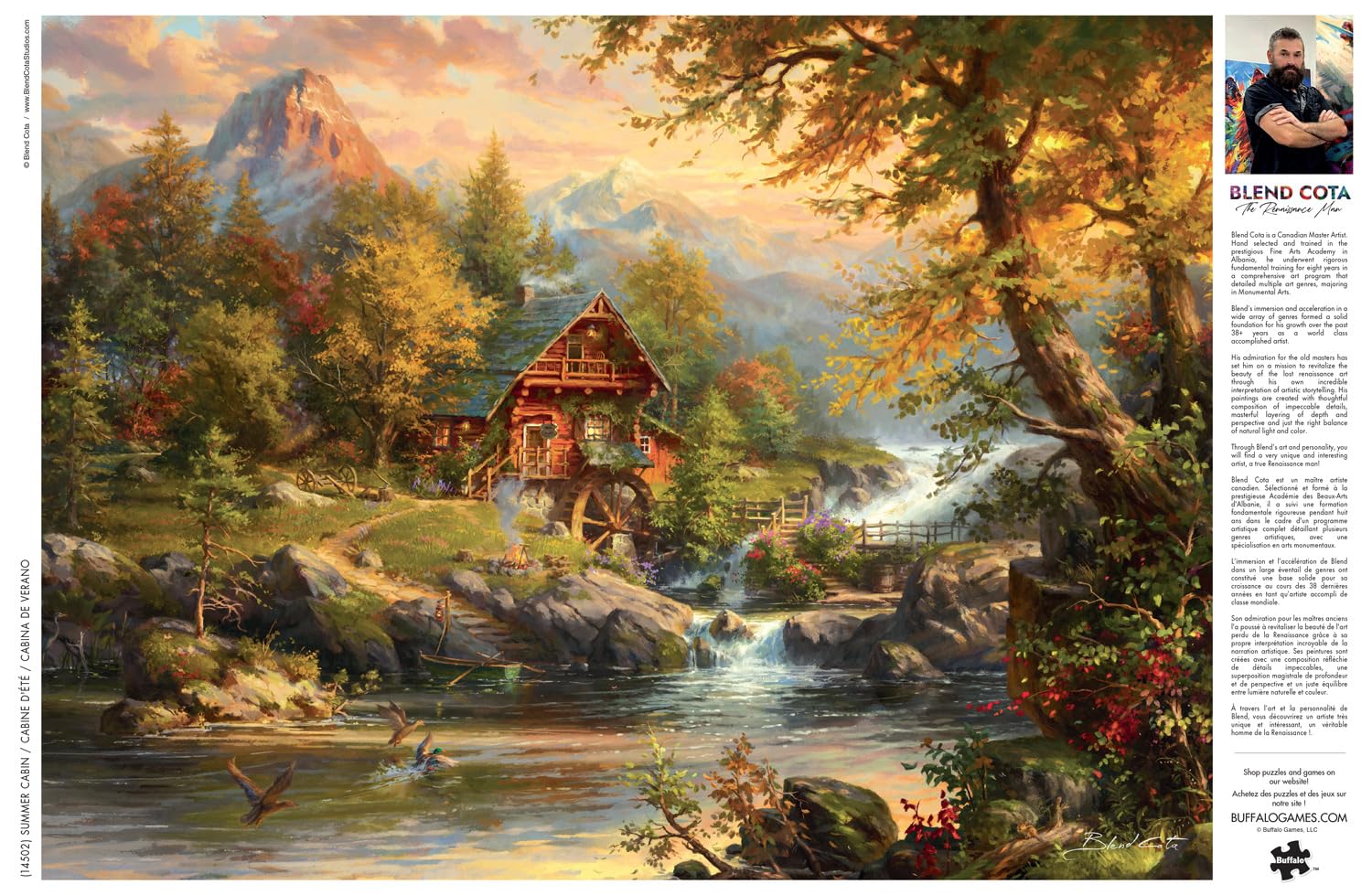 Buffalo Games - Summer Cabin - 1000 Piece Jigsaw Puzzle for Adults