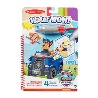Melissa & Doug PAW Patrol Water Wow! Chase Water Reveal Travel Book Activity Pad | 3+ | Gift for Boy or Girl