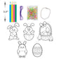 Shrinky Dinks Easter Kit, 12-Pieces, Kids Art and Craft Activity Set, Kids Toys for Ages 5 Up by Just Play