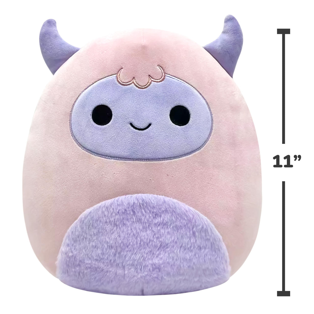Squishmallows Original 11-Inch Ronalda Pink and Purple Yeti - Medium-Sized Ultrasoft Official Jazwares Plush