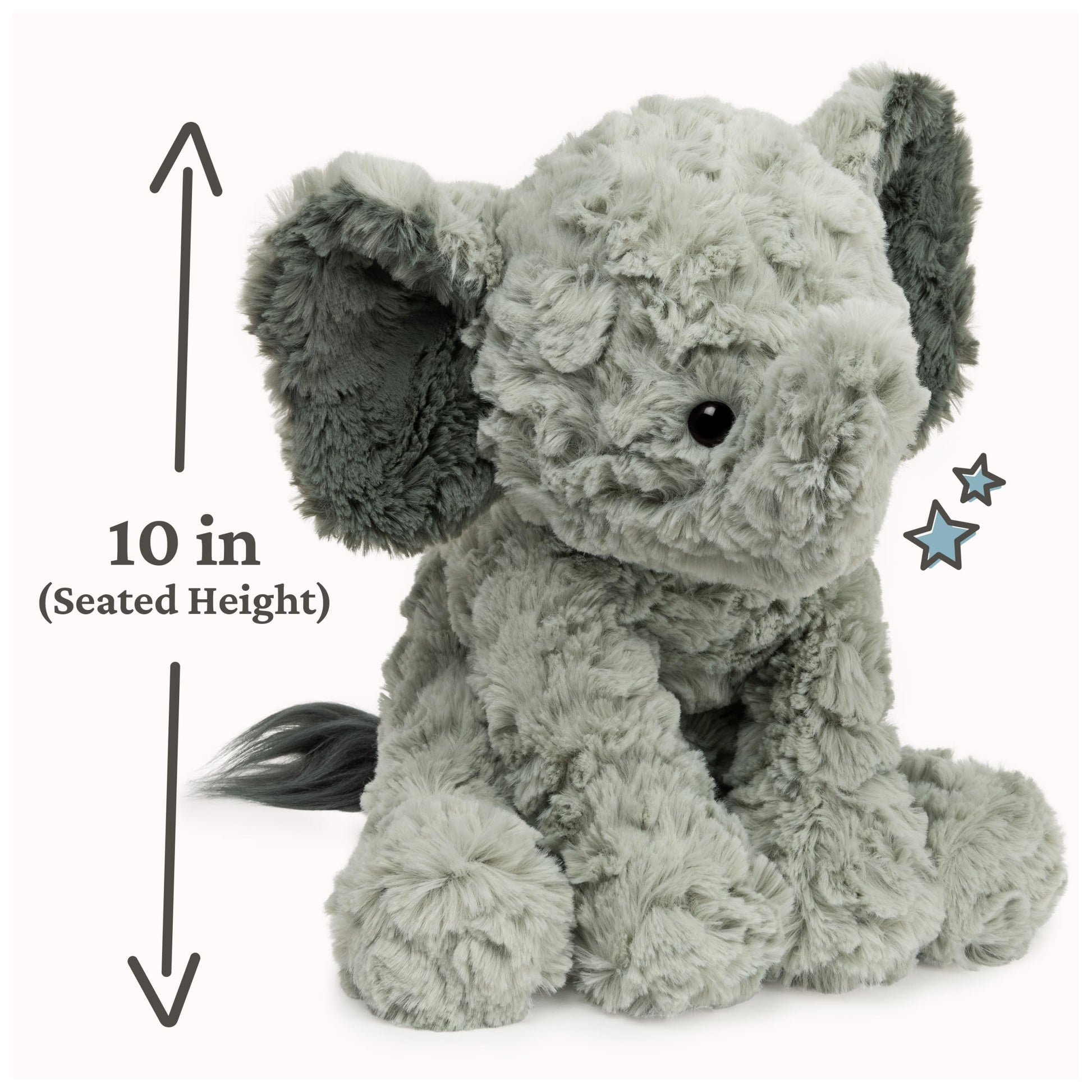 GUND Cozys Collection Elephant Stuffed Animal 10-Inch Plush Toy, Ages 0+