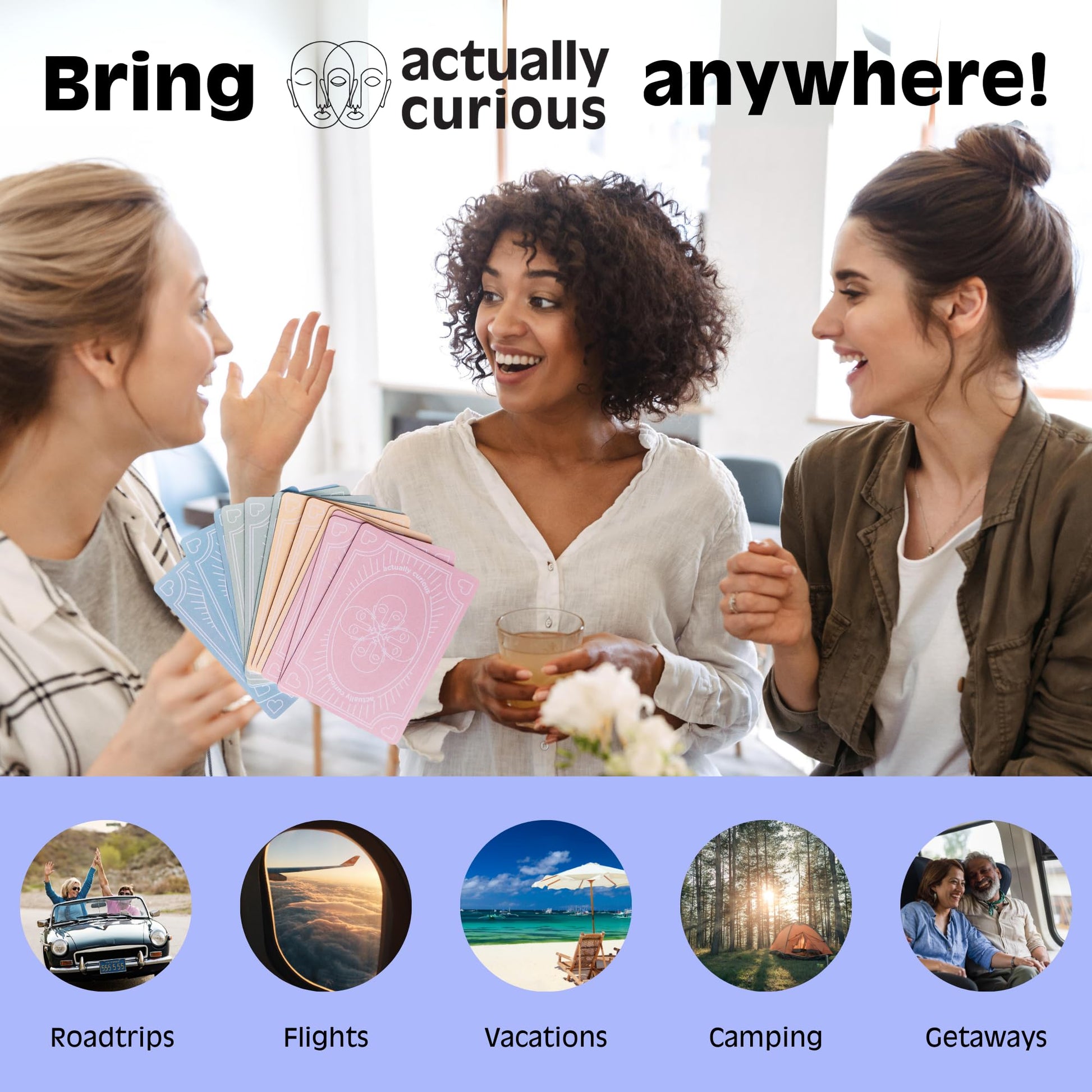 Actually Curious The Original Curiosity Edition - Team Building Games for Work, Activities for Teens, Family Game Night, Conversations with Friends