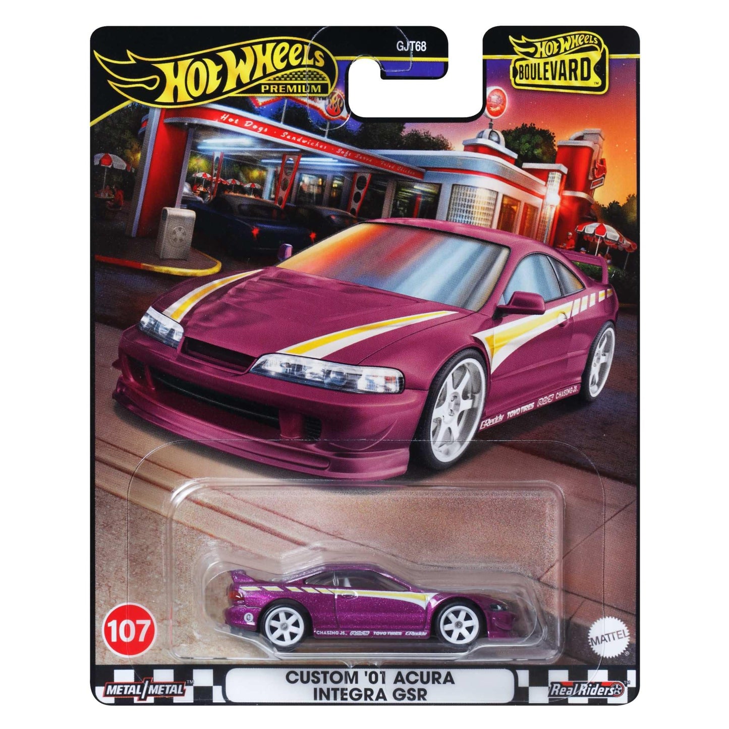 Hot Wheels Boulevard Custom 01 Acura Integra GSR 107