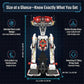 HJPLPXH Space Robot Dog Building Set with LED Light and Walking Design