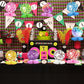 9PCS Disco Honeycomb Centerpieces Disco Ball Party Decorations Colorful Rock and Roll Party Table Centerpieces 50s 70s 80s 90s Disco Music Theme
