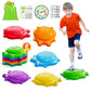 HYES Stepping Stones for Kids, 8PCS Non-Slip Balance Steps Stones