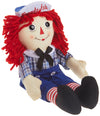 Aurora Raggedy Ann & Raggedy Andy 17" Raggedy Andy Classic Stuffed Doll
