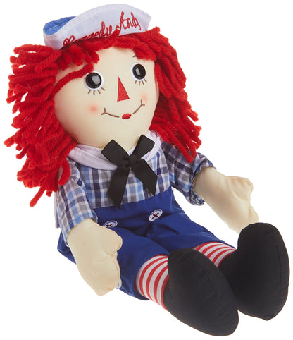 Aurora Raggedy Ann & Raggedy Andy 17" Raggedy Andy Classic Stuffed Doll