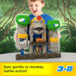 Fisher-Price Imaginext Preschool Toy Gorilla Fortress Playset with Poseable Figures & Accessories for Pretend Play Ages 3+ Years
