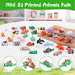 Lufstd 50 Pcs Mini 3D Printed Animals Bulk, Individually Wrapped