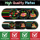 Christmas Party Supplies Disposable Let's Get Elfed Up Tableware Set includes Paper Plates,Napkins and Cups for Elf Christmas Party Supplies,Serve 30