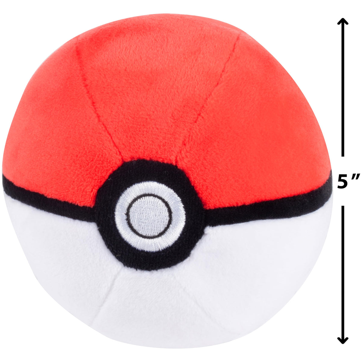 Pokémon 5" Poke Ball Plush - Officially Licensed - Generation 1 Pokeball - Soft Stuffed Toy with Weighted Bottom - Gift for Kids, Boys, Girls - 2+