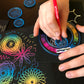 Spirograph Scratch & Shimmer - Arts and Crafts, Kids Toys, Art Supplies, Craft Supplies, Drawing Kit, Spiral Art, Classic Gear Design Kit, Magic