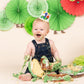 ZZDCMS Caterpillar 1st Birthday Crown - Hungry Caterpillar Theme Party Decorations,First Birthday Party Crown For Boys,Hungry Caterpillar Cake Smash