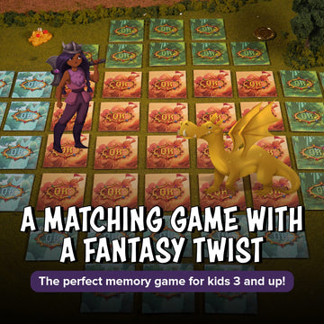 The Quest Kids - Matching Adventure Memory Game, Matching Games for 3 Year Olds and Up, Fantasy-Inspired Strategy and Concentration Game