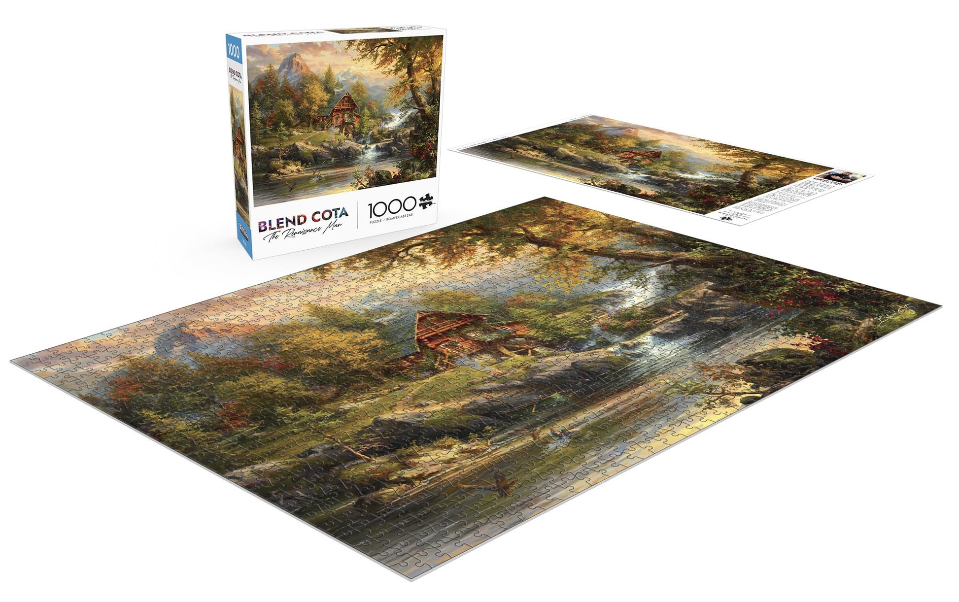 Buffalo Games - Summer Cabin - 1000 Piece Jigsaw Puzzle for Adults