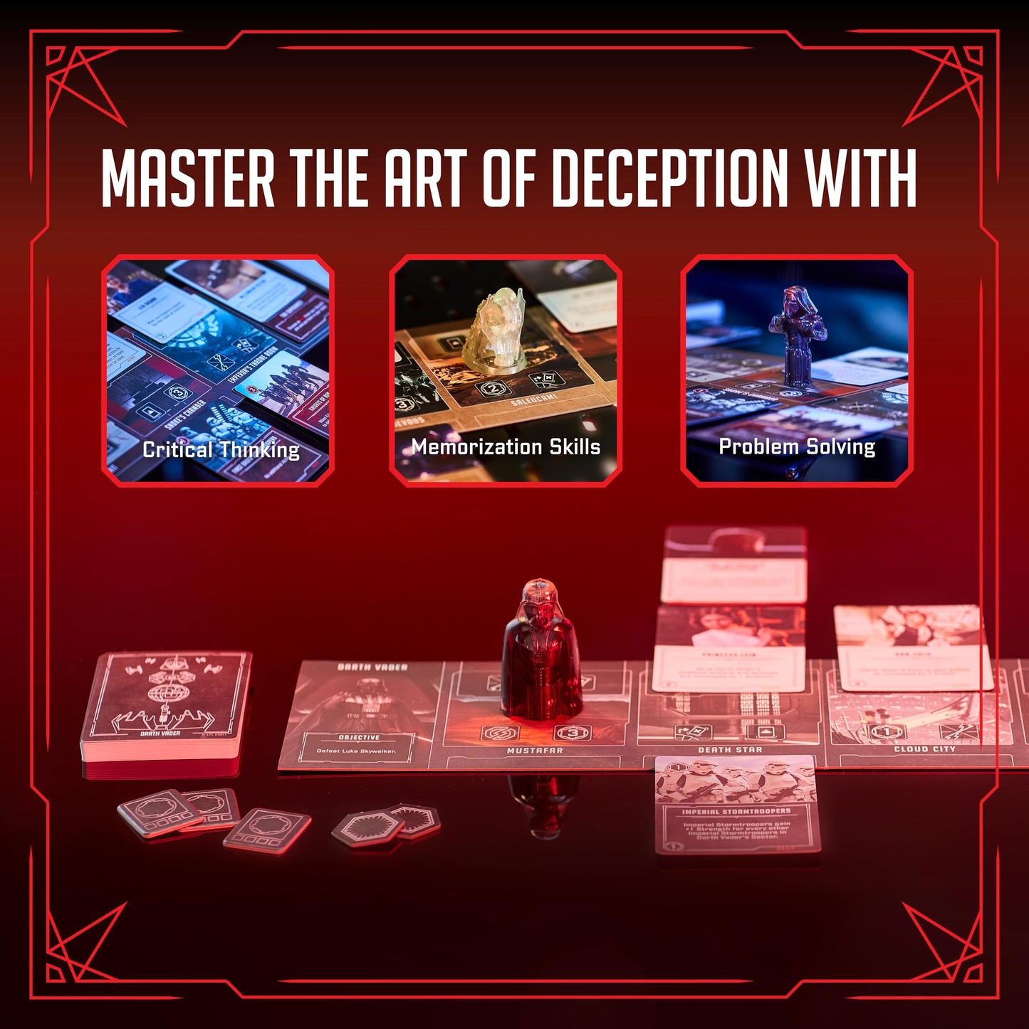 Ravensburger Star Wars Villainous - Power of The Dark Side Strategy Board Game - Join Darth Vader, Kylo Ren, and More in This Immersive Star Wars