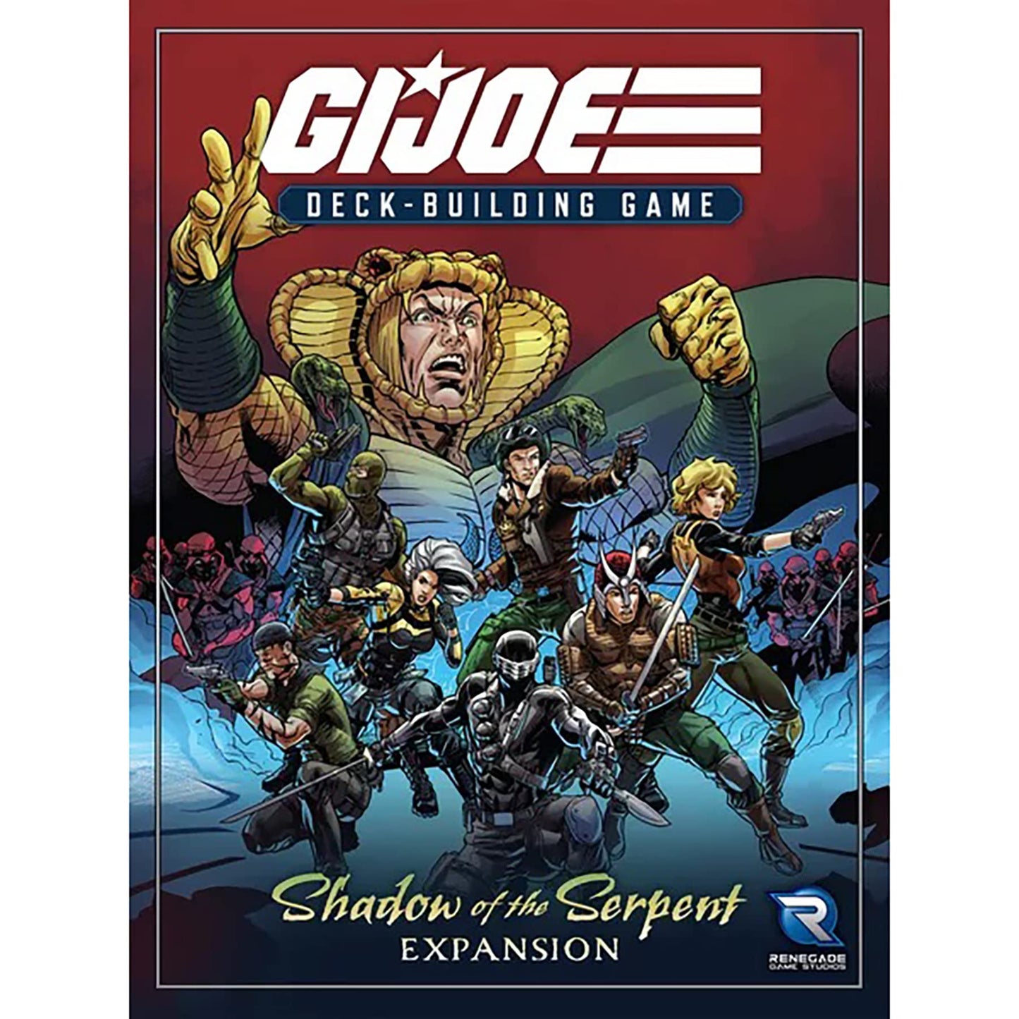 Renegade Game Studios G.I. Joe Deck-Building Game: Shadow of the Serpent Expansion for 1-4 Players, Ages 13+