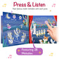 LITTLE MAESTRO Discover the Ballet - 28 Famous Ballet Pieces, Musical Books for Toddlers, 28-Button Music Book, Musical Toys for Toddlers 1-3