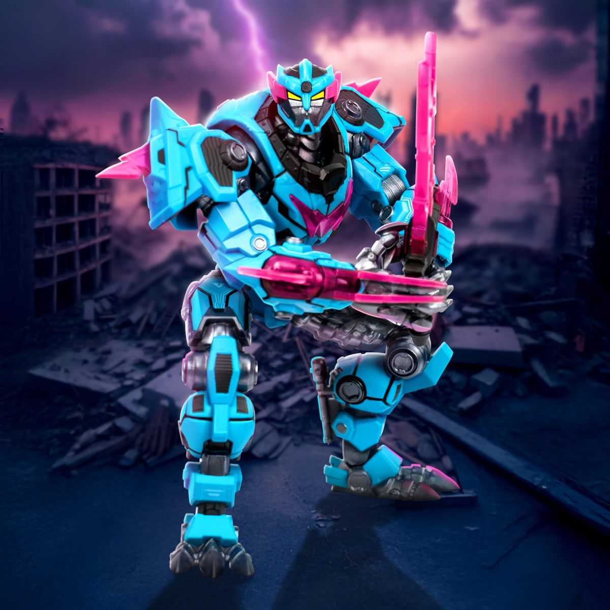 MrBeast Lab Platinum Series Panther Battle Titan Collector Figure