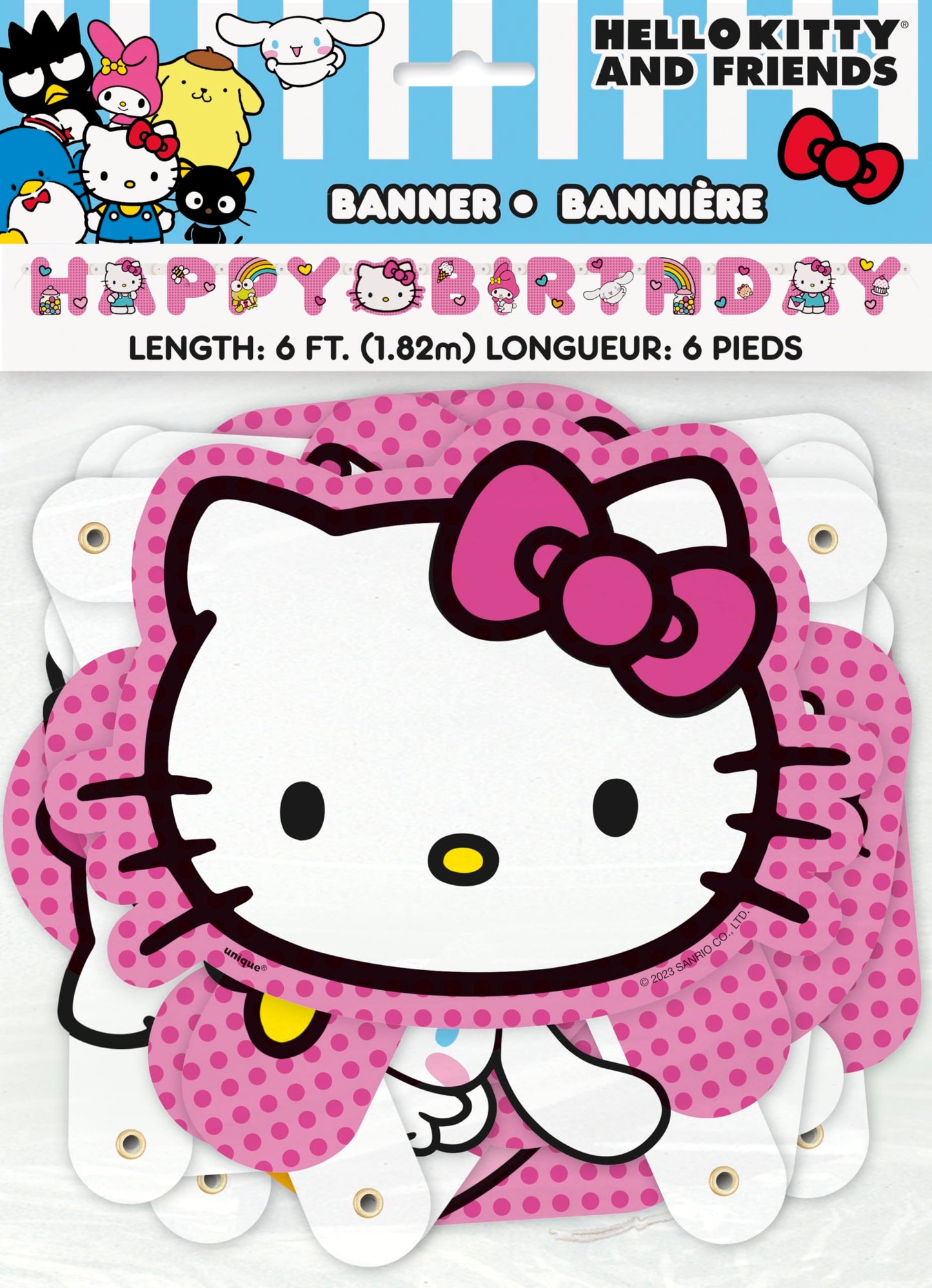 Unique Hello Kitty Jointed Banner, Events and Party Supplies