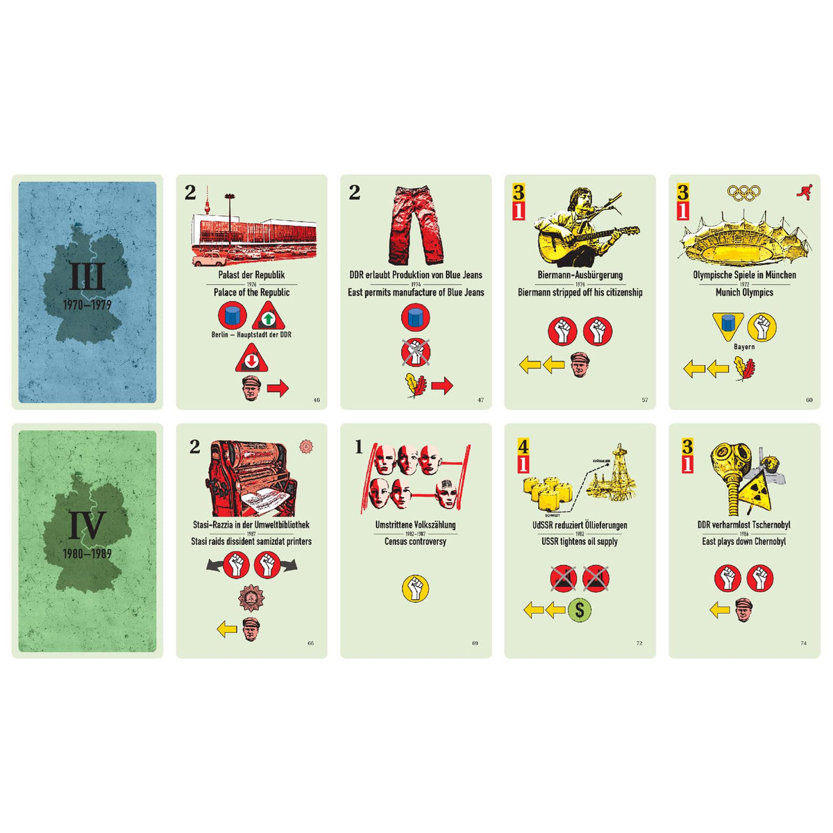 Rio Grande Games Wir Sind Das Volk - Cold War Strategy Board Game, 2-4