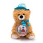Cuddle Barn - Birthday Buddy Benson | Animated Stuffed Animal Teddy Bear Plush Toy Lights Up and Bops to Happy Birthday, 13"