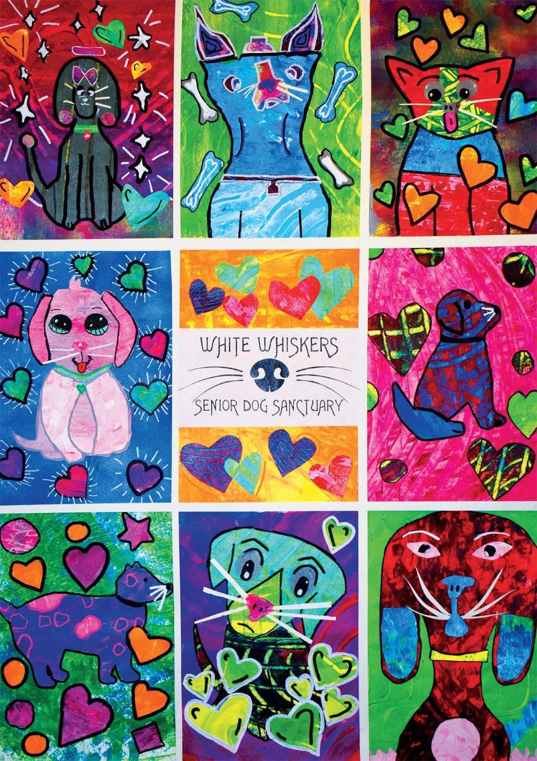Buffalo Games Nichols School x White Whiskers - Class of 2029 Community Connections 300 Piece Jigsaw Puzzle