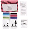 Think Tank Scholar Multiplication Flash Cards (150 Facts) Times Tables Flashcards - All Facts 1-12 for Kids in 3rd, 4th, 5th, 6th Grade - 6 Math Games