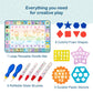 Wildkin Doodle Mat - Extra Large 60 x 42 Inch Water Drawing Mat for Kids, Educational Learning Toy with Letters & Numbers, Mess-Free Coloring