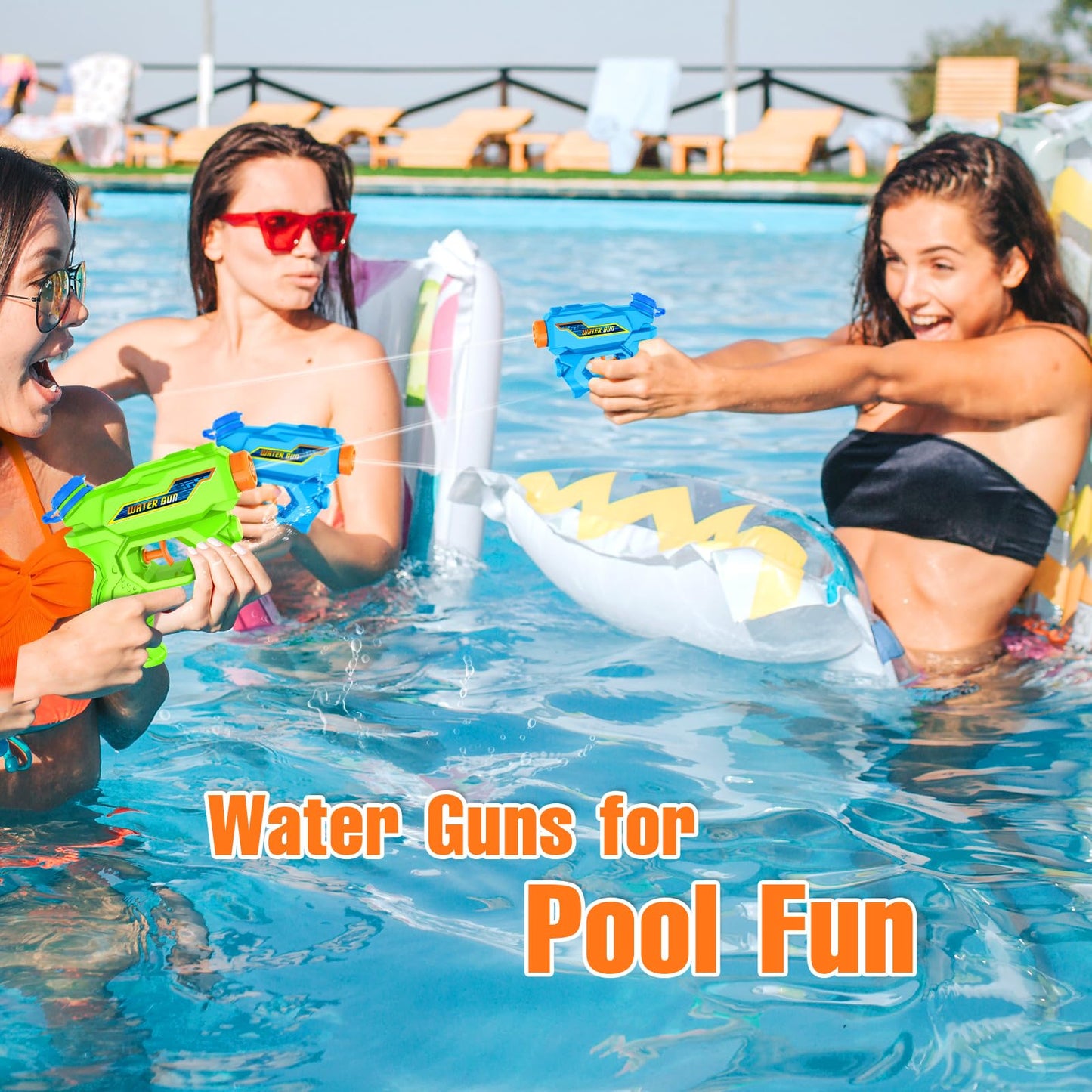 Water Guns for Kids, Squirt Guns Mini Water Pistol Small Water Blaster Toys for Boys Girls Toddlers, Summer Toys for Outdoor Swimming Pool Beach Water
