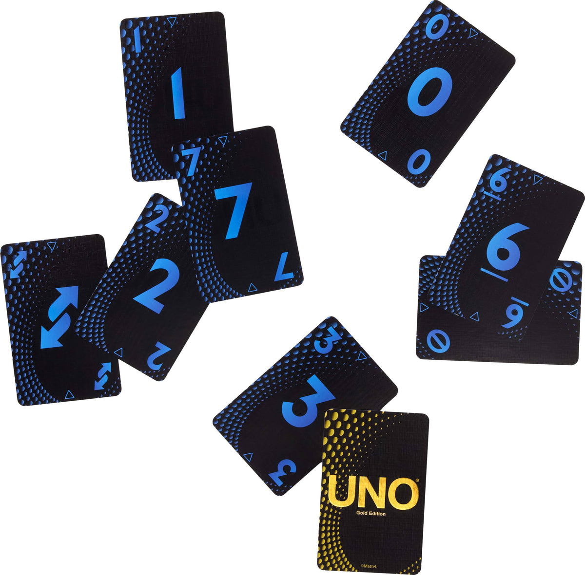 Mattel Games UNO Gold Edition Card Game, Ages 7+, 2-10 Players