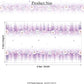 Cheerland Lavender Tablecloth Purple Floral Party Decorations Coming of Age Quinceanera Princess Theme Fabric Spring Table Cover Girls Birthday Hen